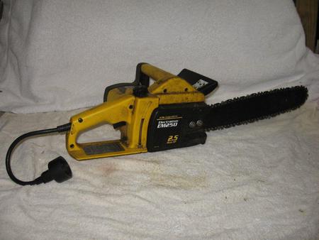 An electric chainsaw