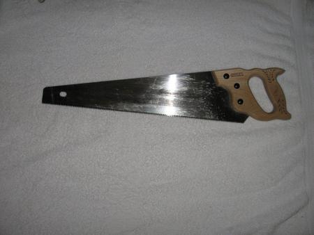 A large hand saw